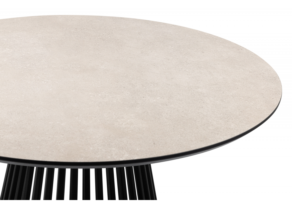 Керамический стол Woodville Нэнси 110 avenue grey sahara, черный