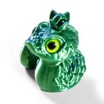 Набор фигурок змей: в короне и подвижная змея талисман чёрная