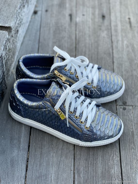 Кеды из натуральной из кожи питона SH-160