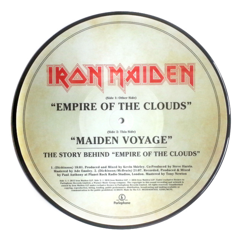 Iron Maiden / Empire Of The Clouds (Picture Disc)(12" Vinyl Single)