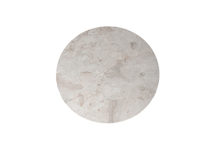 Стол журнальный Garda Decor Garda Decor натур.белый мрамор Касс Белый (Cass White) d 105*37 см