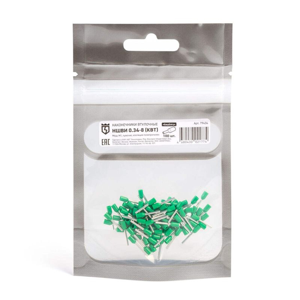 Наконечник штыревой НШВИ 0.34-8 КВТ 79434