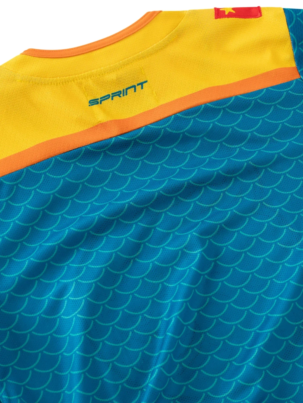 Джерси хоккейное синее ХК "Шанхайские Драконы", реплика с вышивками