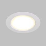 DK3048-WH Встраиваемый светильник, IP 20, 7Вт, LED, белый, пластик