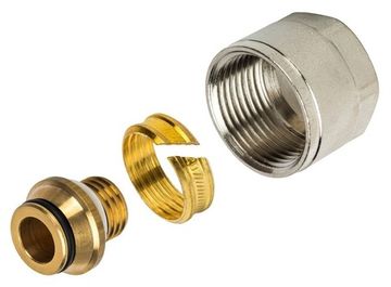 Фитинг компрессионный Stout для труб 20х2.0х3/4" металлопластиковой (SFC-0021-002020)