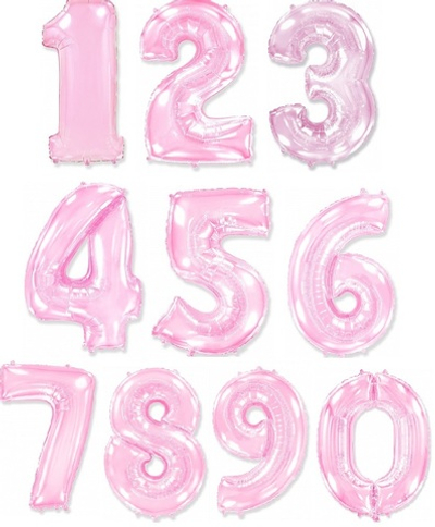 ЦИФРА, РОЗОВЫЙ, В АССОРТИМЕНТЕ