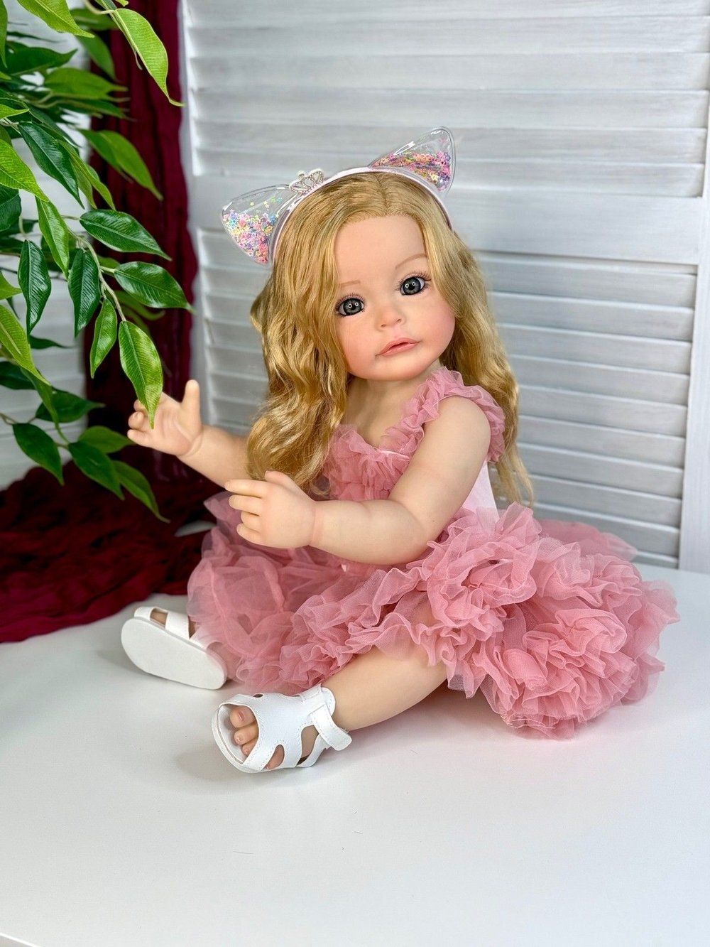 Кукла Реборн виниловая 55см в пакете (FA-555)