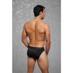 Мужские трусы слипы с широкой резинкой черные Doreanse 1225