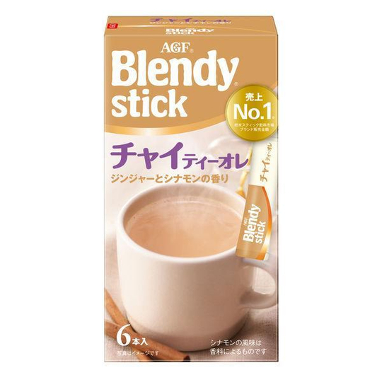 Чай черный растворимый 3 в 1 Blendy Stick с молоком и корицей