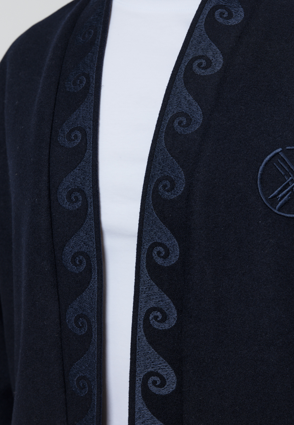 Шапан шерстяной OYU TOLQYN DARK BLUE