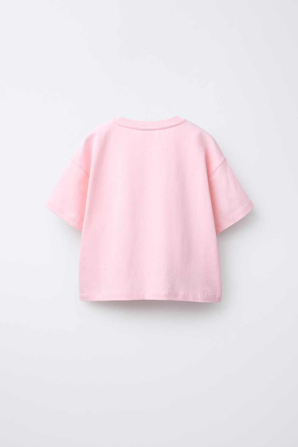 ZARA ФУТБОЛКА С НАДПИСЬЮ, РОЗОВЫЙ