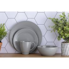 Керамическая обеденная тарелка Living 1401.014V, 27.5 см, серый