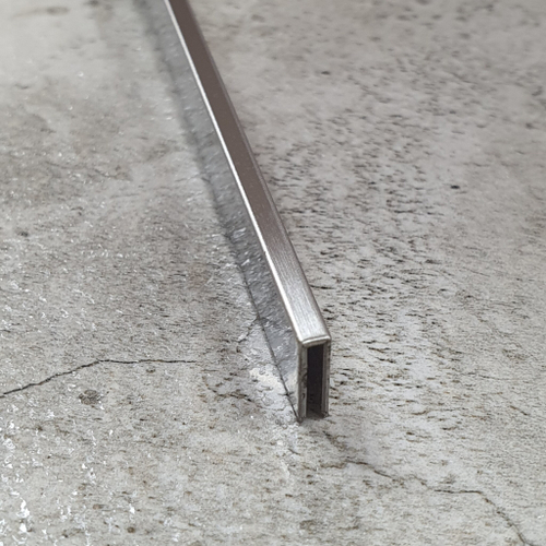 Фриз-СК 3*10мм "DO-1" 2,7м Серебро Браш стальной