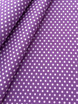 Ткань бязь плательная, рис. " Горох 6 мм", ширина 150 см, арт. 035