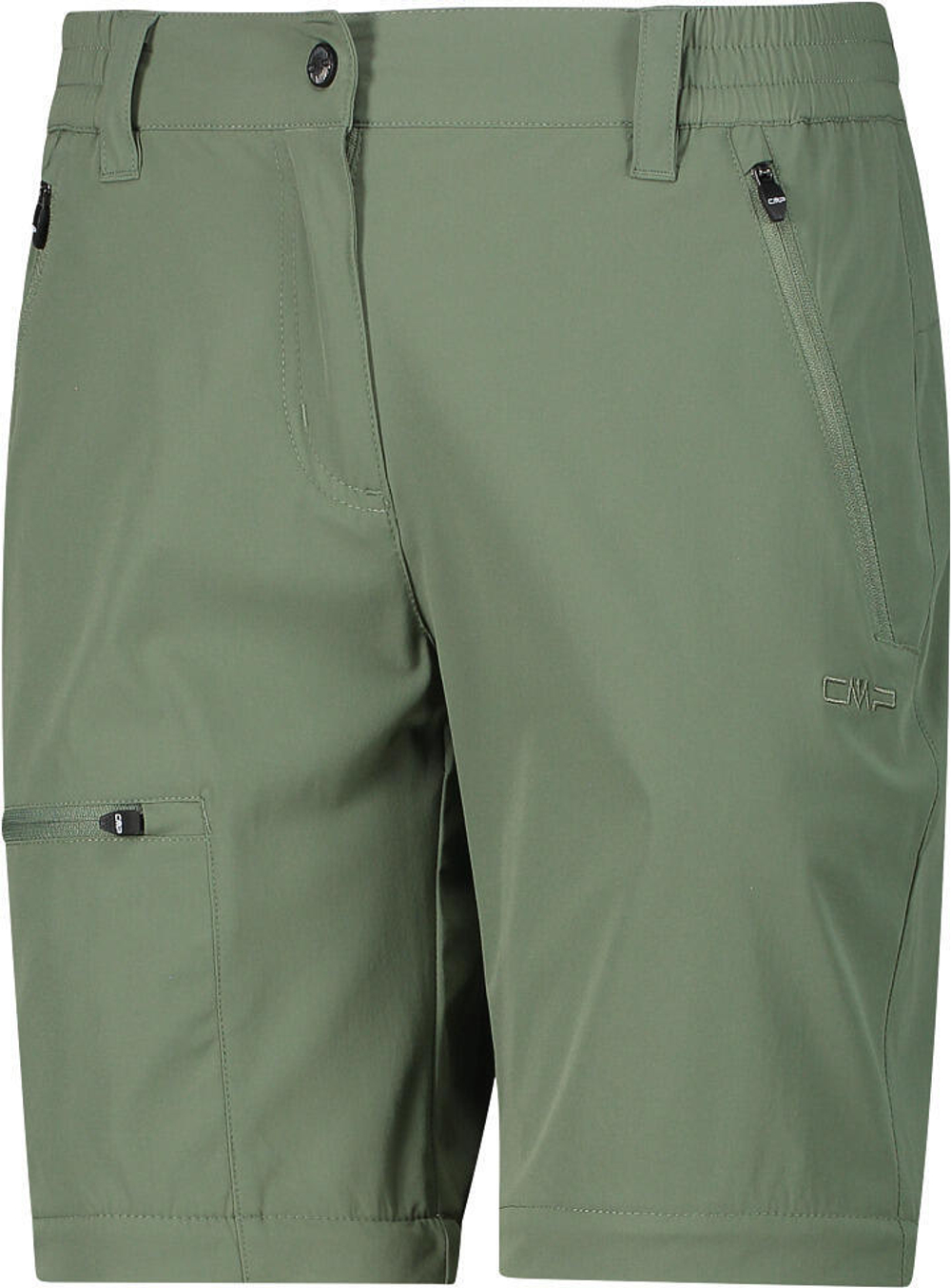Брюки женские CMP Woman Zip OFF Pant, артикул 34T5016,  цвет   SALVIA (E452)