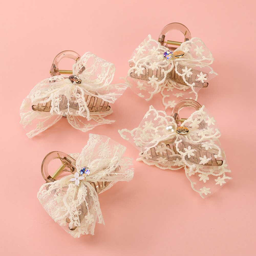 Заколка-краб Бант 8см