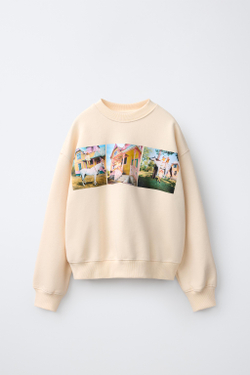 ZARA ТОЛСТОВКА PIPPI CALZASLARGAS © ASTRID LINDGREN COMPANY, ЭКРЮ
