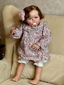 Кукла Реборн мягконабивная 60см в пакете (FA-281)