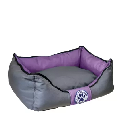 Лежанка для собак размер S двухсторонняя сиреневая Царь-лежанка Lapalandia
