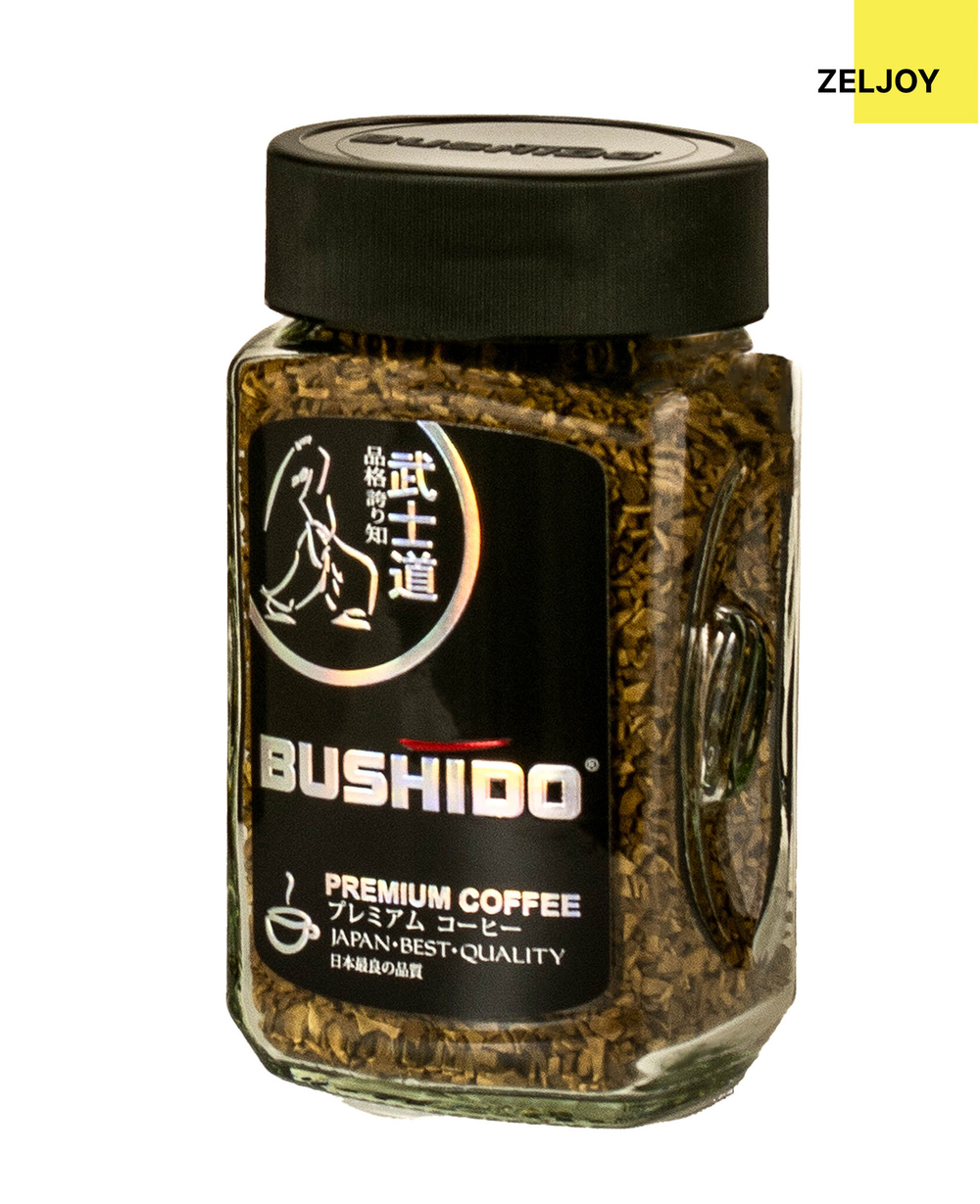 Кофе растворимый, BUSHIDO BLACK KATANA 100 г ст/б