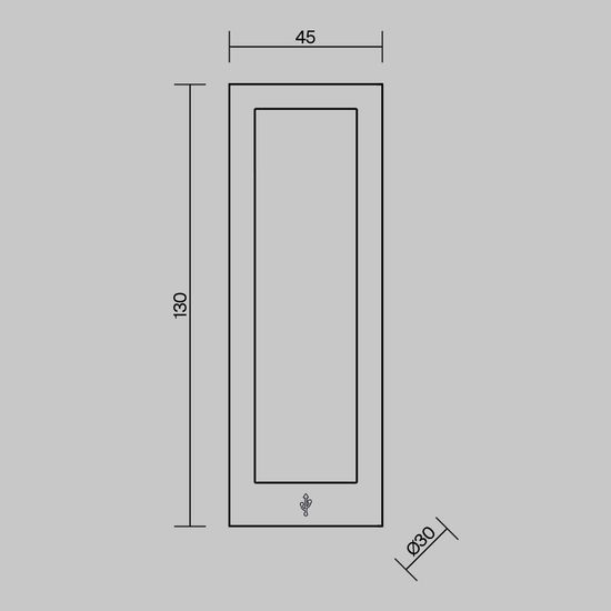 Настенный светильник (бра) Technical C077WL-L3B3K
