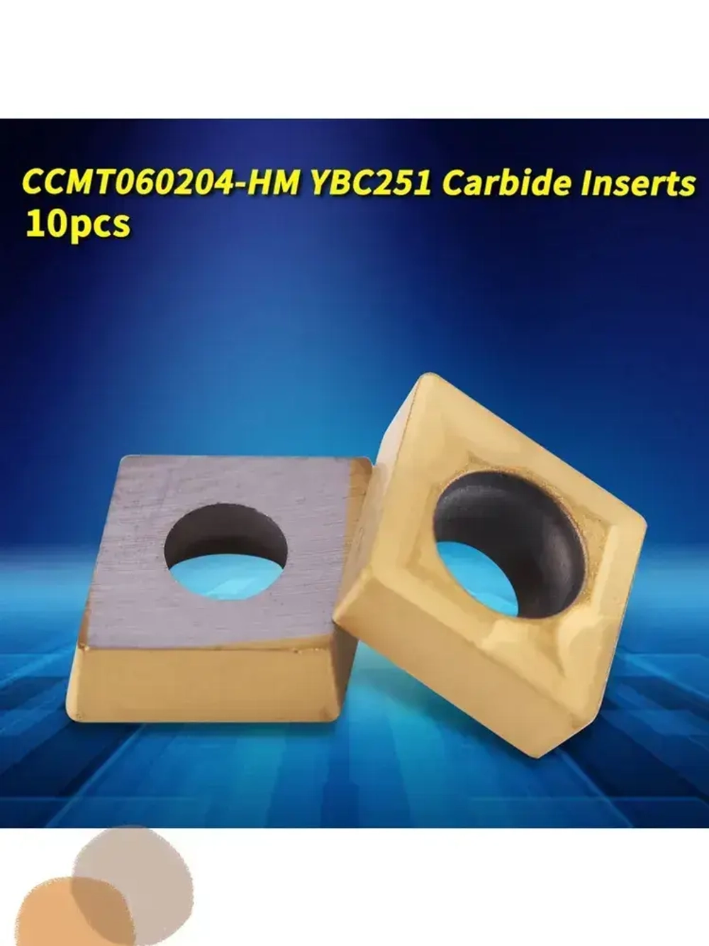 10шт Твердосплавных наконечников с ЧПУ, режущие пластины для токарного станка, токарный инструмент с коробкой