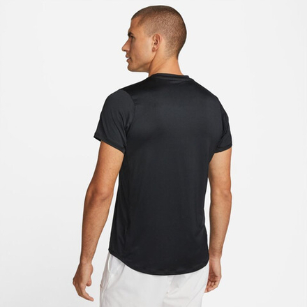 Мужская теннисная футболка Nike Men's Dri-Fit Advantage Crew Top - черный