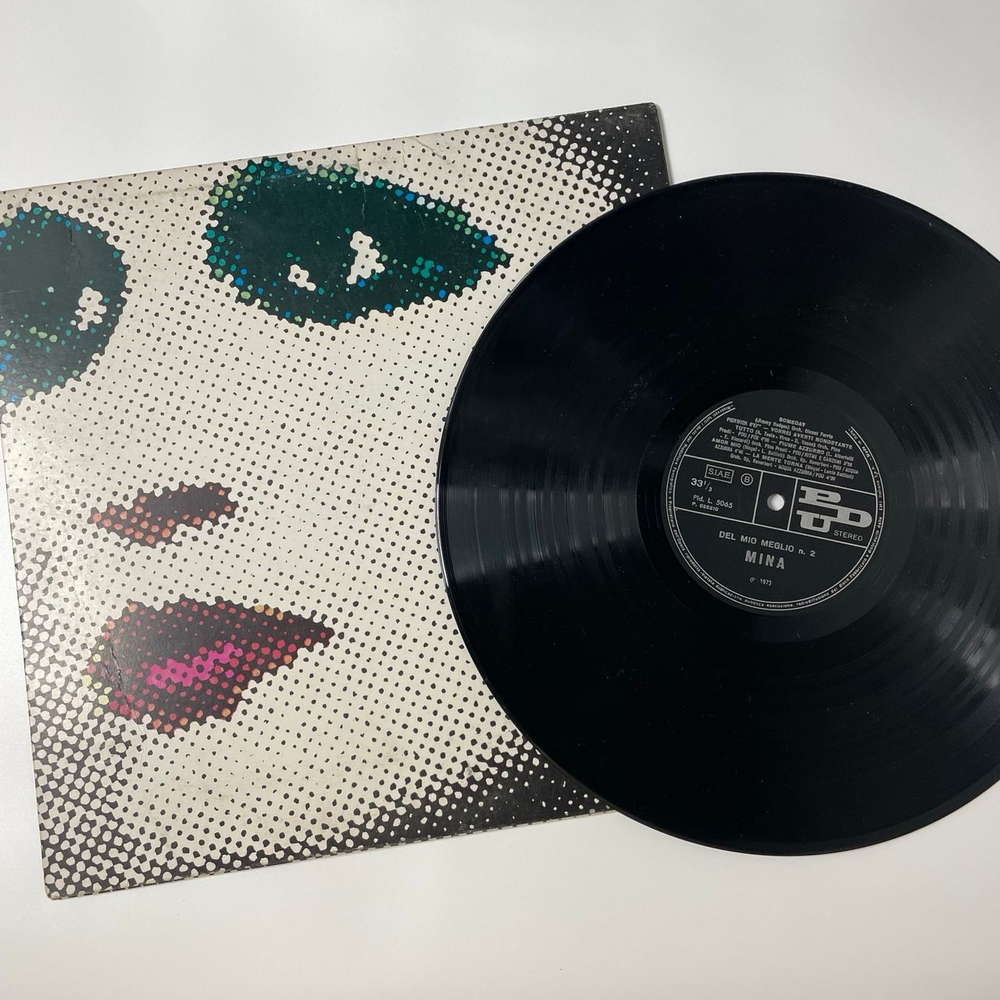 Винтажная виниловая пластинка LP Mina Мина Del Mio Meglio N.2 (Италия 1973)