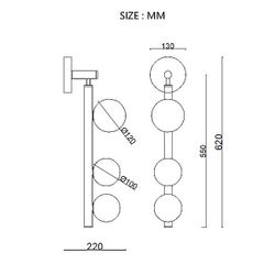 Бра Imperiumloft DOLL Gold DOLL01