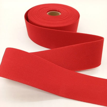 Резинка вязаная красная 40 мм