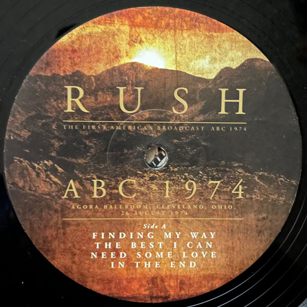 Rush / The First American Broadcast ABC 1974 Agora Ballroom, Cleveland, Ohio, 26 August 1974 (2LP)