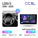 Teyes CC3L 9"для Mitsubishi L200 5 2018-2020