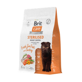 Brit Care Sterilised Морская рыба с Индейкой 1,5кг.
