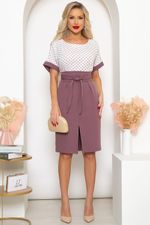 Платье "Неотразимая" (горох) П4146 LT Collection (Акция)