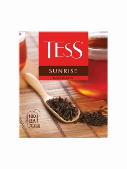 Черный цейлонский чай Tess Sunrise в пакетиках,100 шт