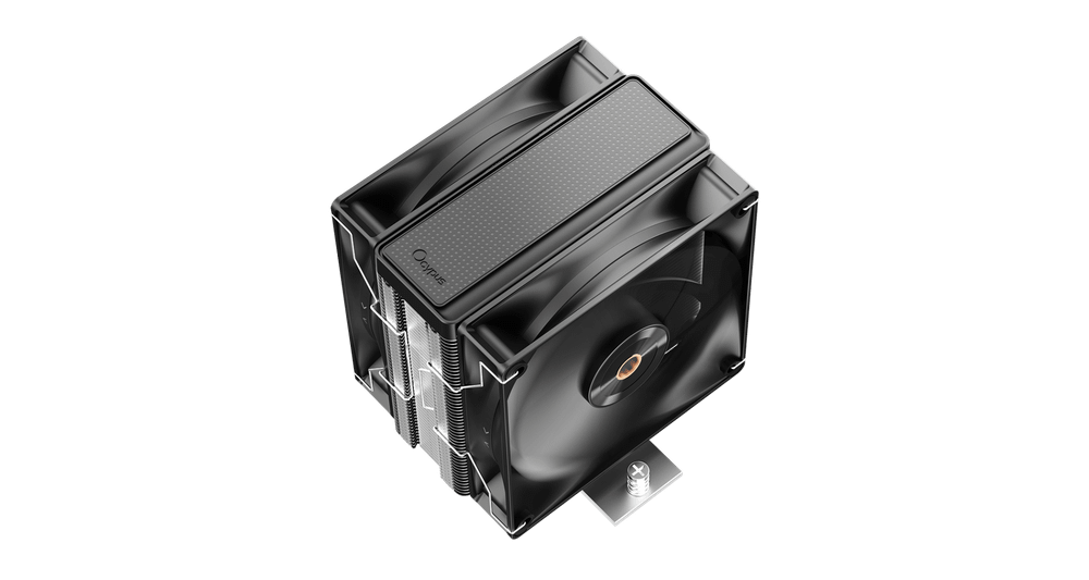 Вентилятор для процессора Ocypus Delta A40 Elite BK Dual Fan TDP 220W 4-pin Intel/AMD Черный