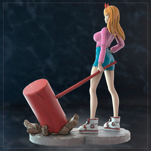 Пауэр Power Человек бензопила Chainsaw Man Коллекционная Фигурка Аниме