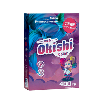 Стиральный порошок Okishi Color супер концентрат 400 г
