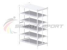 Стеллаж для спортинвентаря открытый двойной