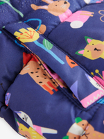 Куртка утепленная с капюшоном для девочки Next E25-318, Темно-синий