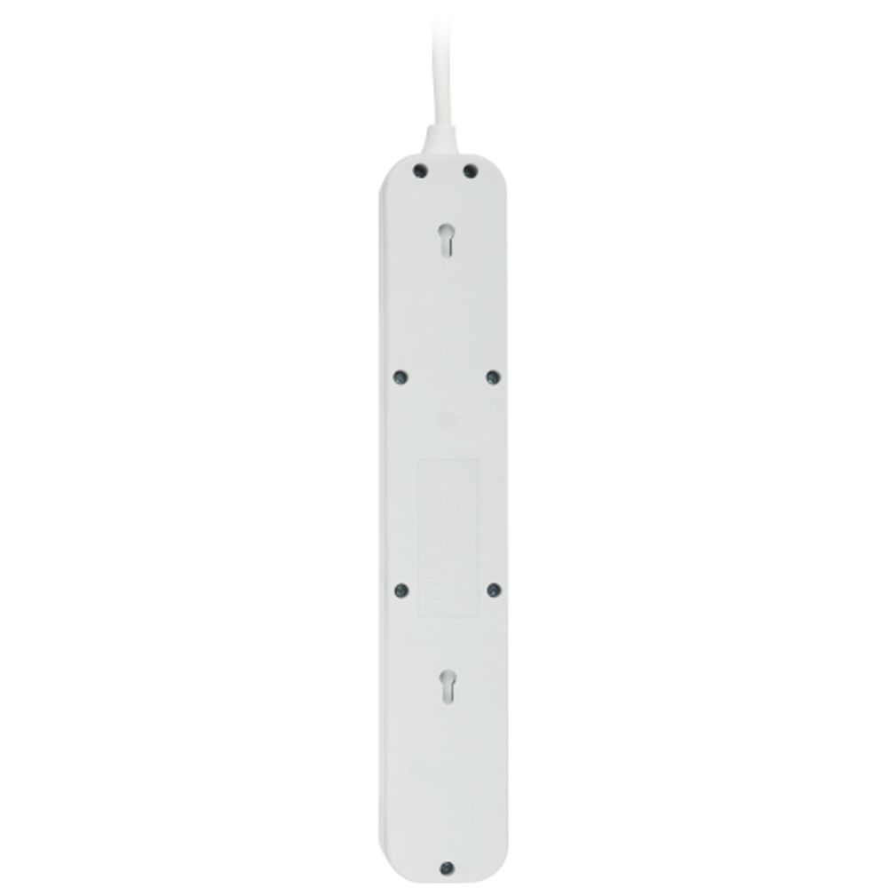 Сетевой фильтр ЭРА USF-4es-1,5m-3xUSBA-W с базовой защитой с заземлением с выключателем 4 розетки+3xUSBA 3,1A 1,5м 10А