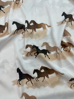 Пижамный костюм с лошадьми (с кантом\без)