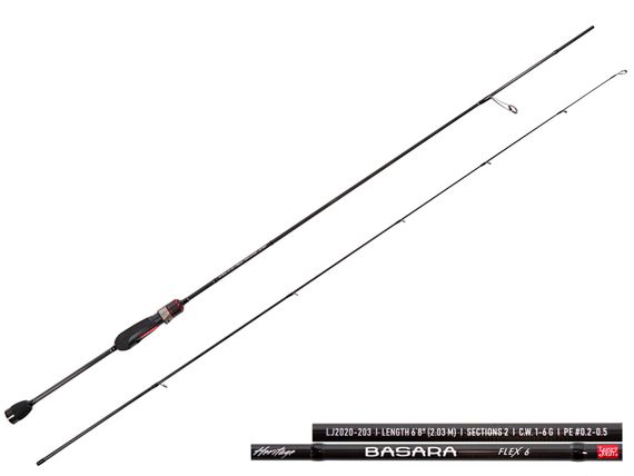 Спиннинг Lucky John Basara FLEX 06 6'8"/2.03