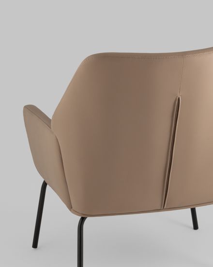 Кресло Харви экокожа капучино