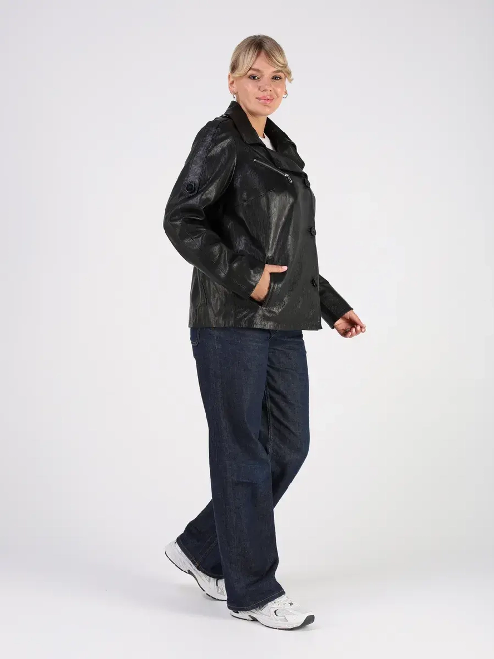 Кожаная куртка демисезонная из натуральной кожи