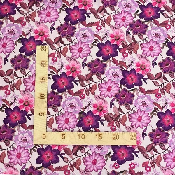 БУРГУНДСКИЙ ЦВЕТОК - 100% ХЛОПОК 5