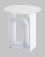 Журнальный столик Arwel металл белый