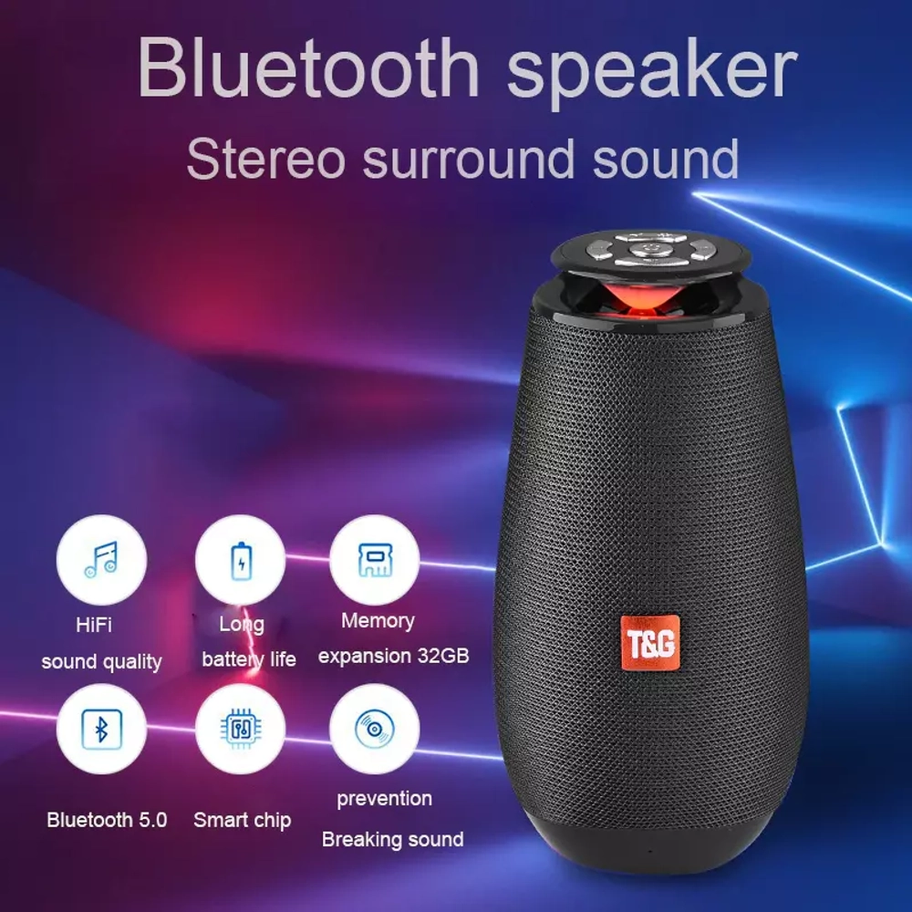 Колонка Bluetooth TG508 Black