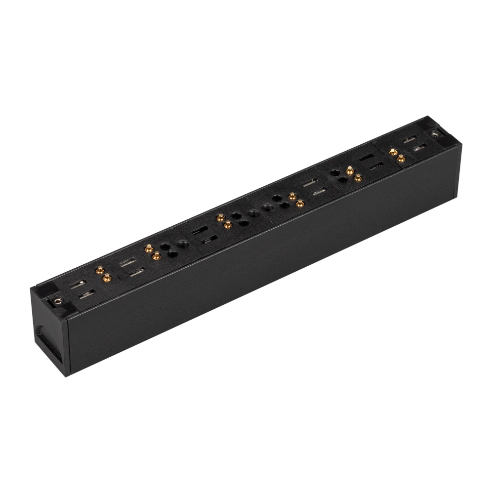Коннектор прямой MAG-CON-25-I-POWER (BK) (Arlight, IP20 Пластик, 5 лет) 035618