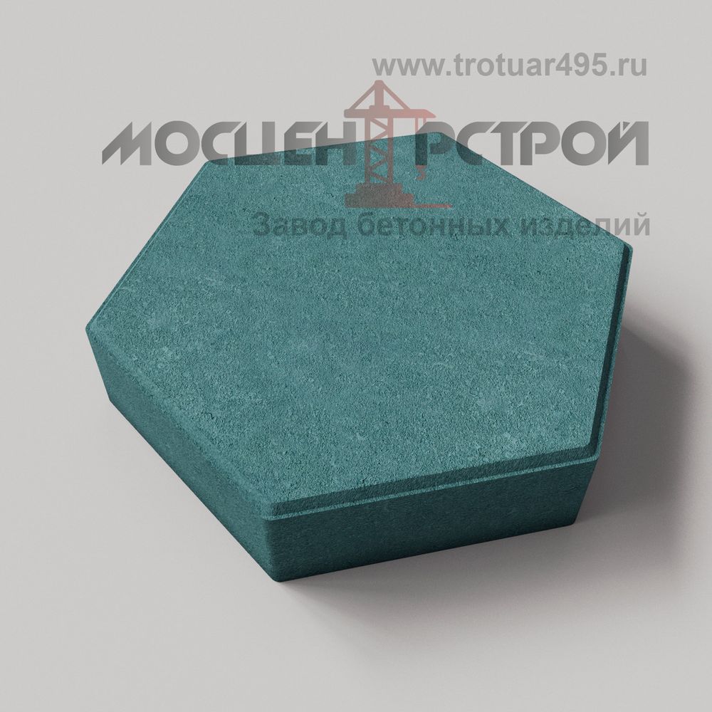 Тротуарная плитка Шестигранник 220х250х60